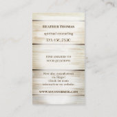 Conseil spirituel Lecture Bouddha Carte de visite (Dos)