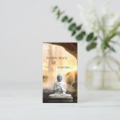 Conseil spirituel Lecture Bouddha Carte de visite (Debout devant)
