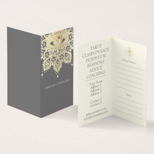 Conseil Spirituel, Psychique - Carte de visite (Intérieur et extérieur)