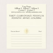 Conseil Spirituel, Psychique - Carte de visite (Intérieur déplié)