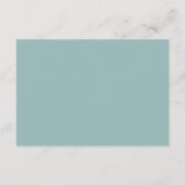 Conseil Terracotta, Eucalyptus Carte de mariage vert RSVP (Dos)