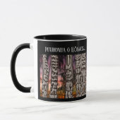 Conseil Tiki, Big Island, Hawaii, Mug Noir (Gauche)
