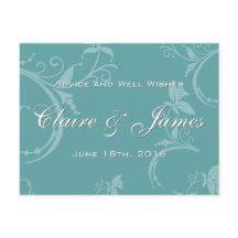 Conseil Turquoise vintage de Mariage Floral