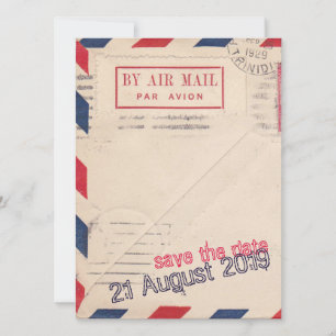 Conseil Vintage par Air Mail Enregistrer la carte de conse