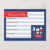 Conseil Voeux Nautiques Pour Carte Bébé (Dos)