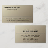 Conseiller - cartes de visite (Devant / Derrière)