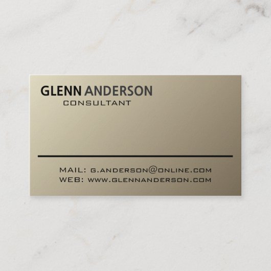 Conseiller - cartes de visite (Devant)