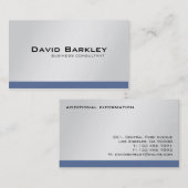 Conseiller commercial - cartes de visite (Devant / Derrière)