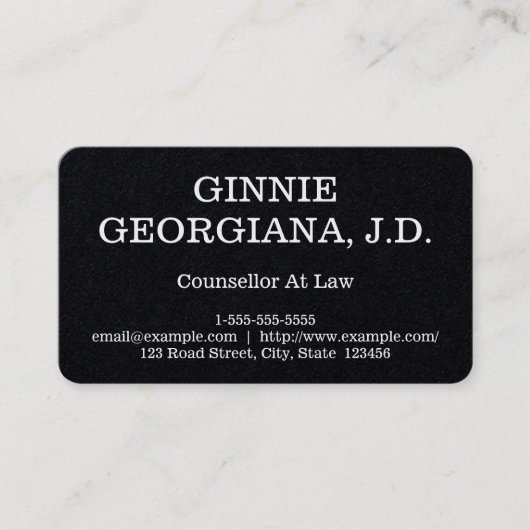 Conseiller De Base Et Simple Au Carte de visite De (Devant)