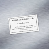 Conseiller discret au carte de visite magnétique (In Situ)