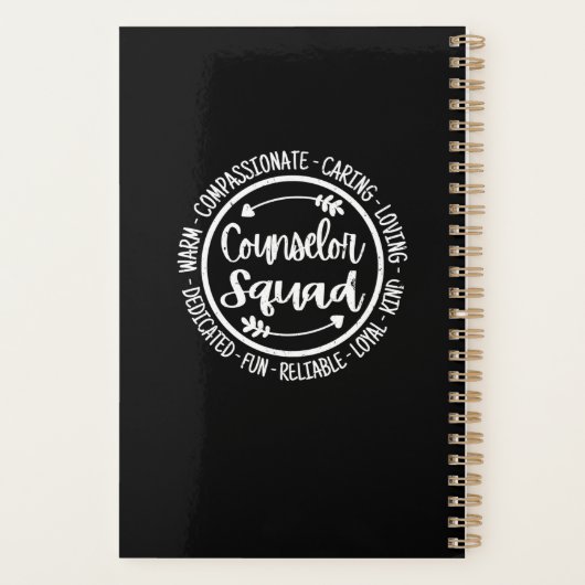 Conseiller Escouade École Counsling Enseignant Vin (Dos)