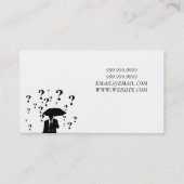 Conseiller financier Carte de visite comptable mon (Dos)