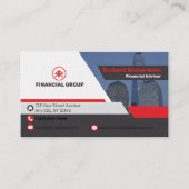 Conseiller financier / Carte de visite d'entraîneu (Devant)