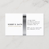 conseiller immobilier Carte de visite vert foncé (Dos)