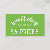 Conseiller pour l'allaitement Carte de visite (Devant)