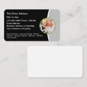 Conseiller principal en finances Cartes de visite  (Devant / Derrière)