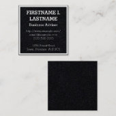 Conseiller professionnel Carte de visite (Devant / Derrière)