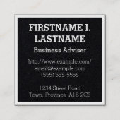 Conseiller professionnel Carte de visite (Devant)