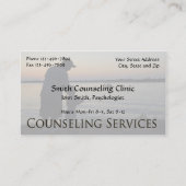 Conseiller Psychologue Carte de visite en santé me (Devant)