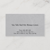 Conseiller Psychologue Carte de visite en santé me (Dos)