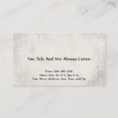 Conseiller Psychologue Carte de visite en santé me (Dos)