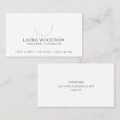 Conseiller Thérapeutique Téléphone Carte de visite (Devant / Derrière)