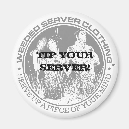 CONSEILLER VOTRE SERVEUR ! MAGNET - CUSTOMISÉ - CU (Devant)