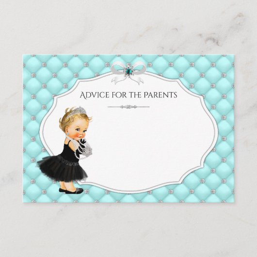 Conseils aux filles pour les parents Cartes Baby s (Devant)