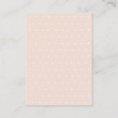 Conseils de carte florale rose mignonne pour la Ba (Dos)