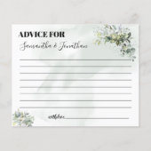 Conseils de eucalyptus pour carte de douche biling (Devant)