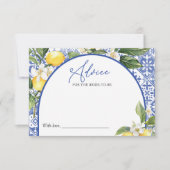 Conseils de Fête des mariées citron pour la carte (Devant)