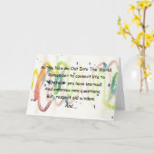 Conseils de graduation Carte aquarelle (Fleur jaune)