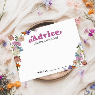 Conseils de mariage pour la mariée Carte de fête d