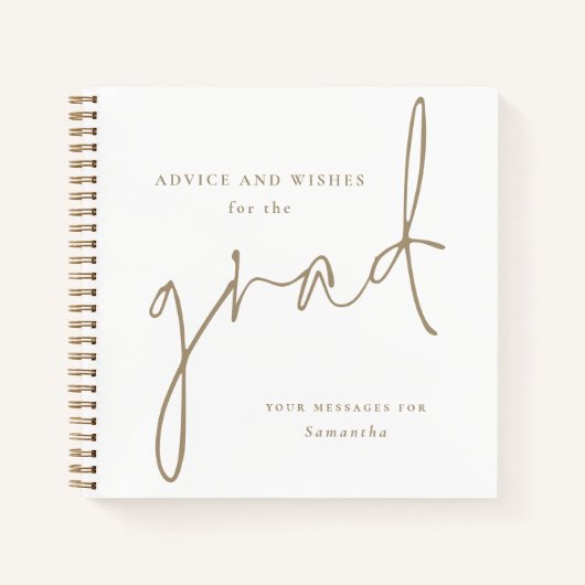 Conseils et souhaits pour le Grand Livre d'or (Devant)