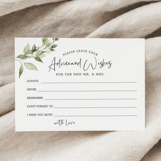 Conseils et voeux pour Mme et Mme Cartes