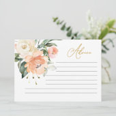 Conseils floraux à la maman-to-be Invitation (Debout devant)