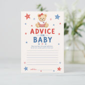 Conseils pour carte de bébé fille (Debout devant)