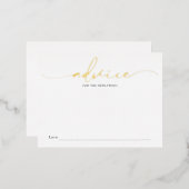 Conseils pour la carte de Fête des mariées pour le (Recto/Verso)