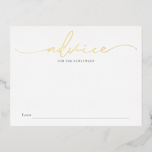 Conseils pour la carte de Fête des mariées pour le (Recto)