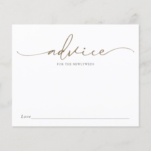 Conseils pour la carte de Fête des mariées pour le (Devant)