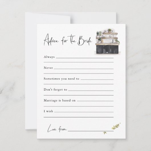 Conseils Pour La Mariée | carte Fête des mariées (Devant)