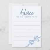 Conseils pour les cartes de Baby shower des parent (Devant)