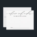 Conseils pour les jeunes mariés Carte Keepsaké<br><div class="desc">Ces cartes magnifiquement conçues offrent un moyen unique pour les invités mariages de partager leurs conseils et leurs souhaits sincères avec la mariée et le marié. Idéales pour ajouter une touche personnelle à votre journée spéciale, ces cartes assurent des gardiens chéris pour le couple heureux. Parfait pour les réceptions de...</div>