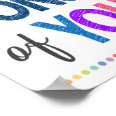 Conséquences Poster en salle de classe Arc-en-ciel (Coin)