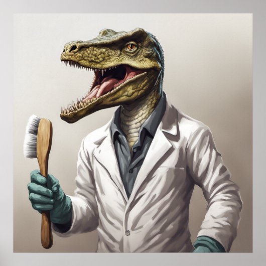 Conservasaurus Dinosaurus Kunstdruk Poster (Voorkant)