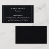 Conservateur, Carte de visite professionnel Médica (Devant / Derrière)