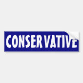 conservatief bumpersticker (Voorkant)