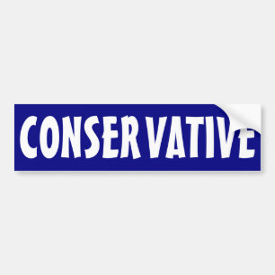 conservatief bumpersticker