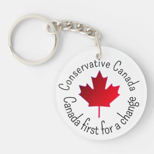 Conservatief Canada. Canada eerst, voor een verand Sleutelhanger