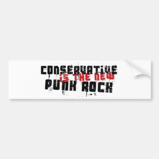 Conservatief is de nieuwe Punk rots Bumpersticker
